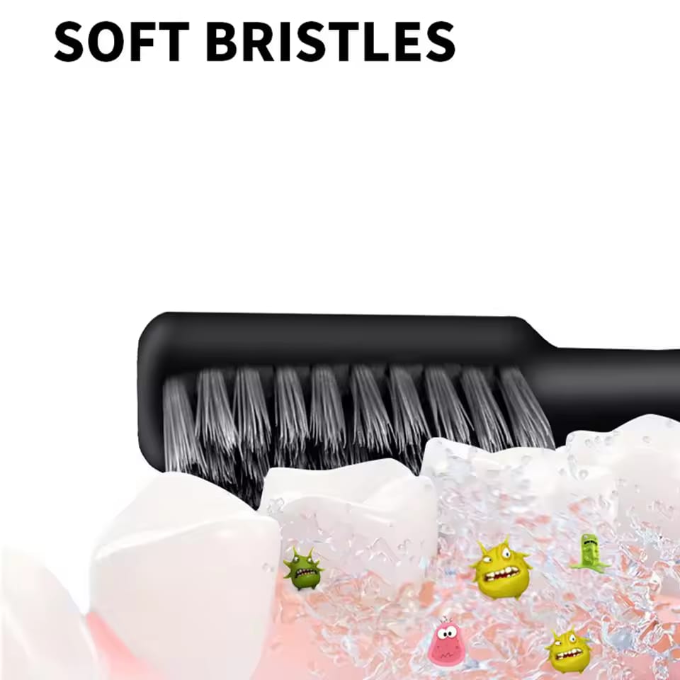 Portable Toothbrush - Traveling Toothbrush | Portable Soft Bristles Hygienic Teeth Brush for Flossing Alternative Care