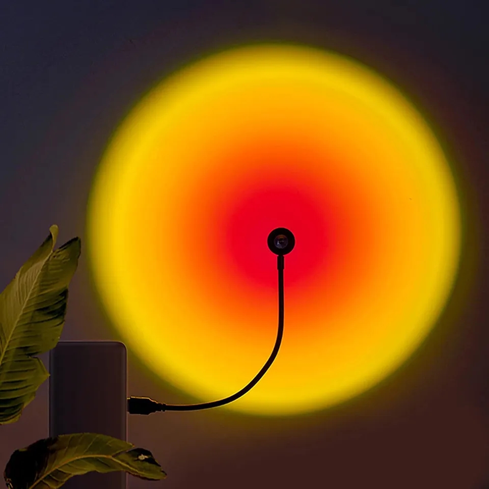 Remote Control Sunset Lamp Projector 16 Colors Changing RGB | Mobile Photography Backgrounds Accessories Lighting Kit Wallpaper