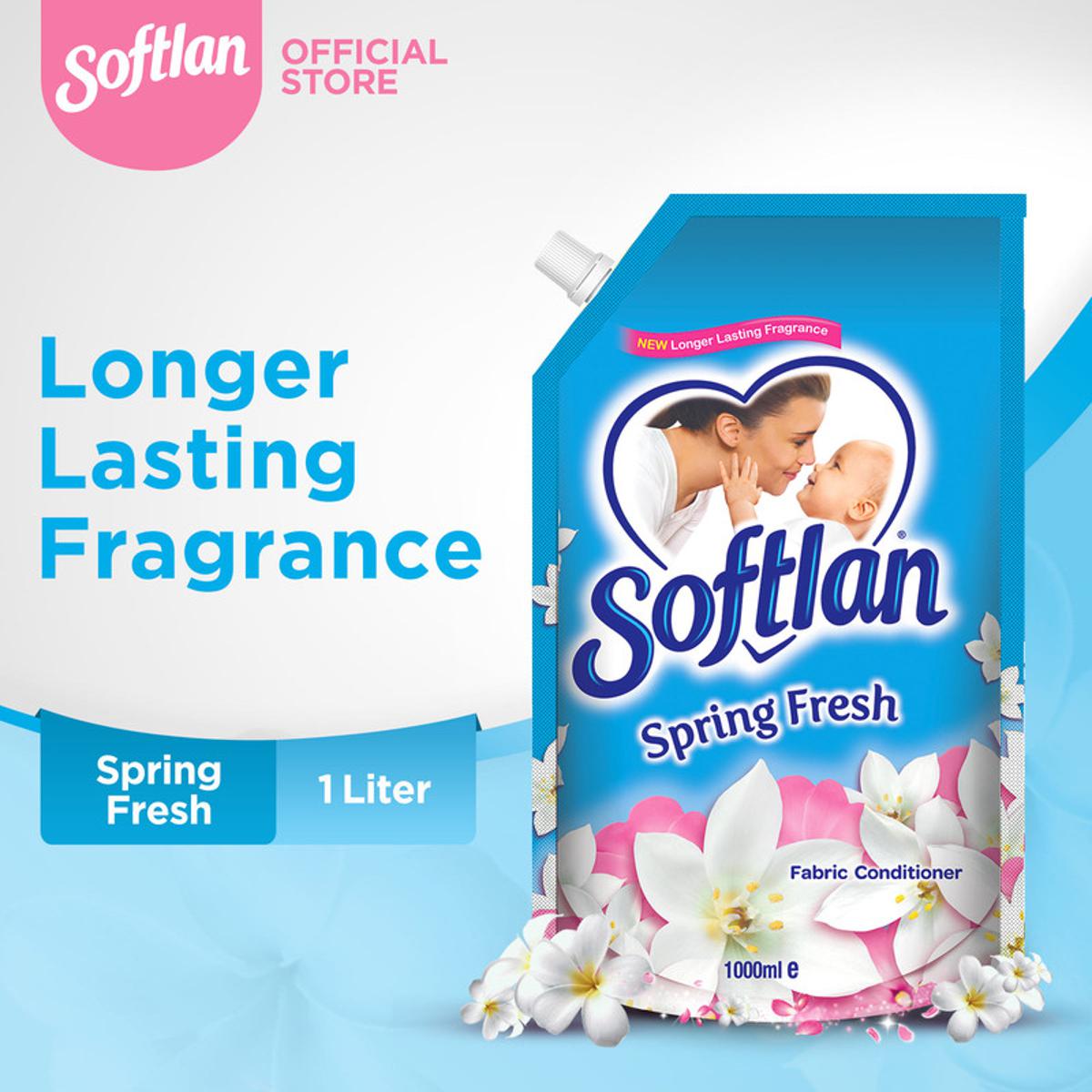 Softlan Fabric Conditioner 1 Liter Pouch - Blue
