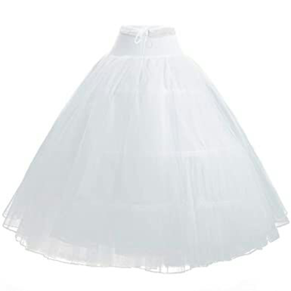 Chinese Cancan Skirt with 4 Layers, Hard Net & Petticoat for Lehenga, Maxi, Sharara, Frock – Adjustable Waist