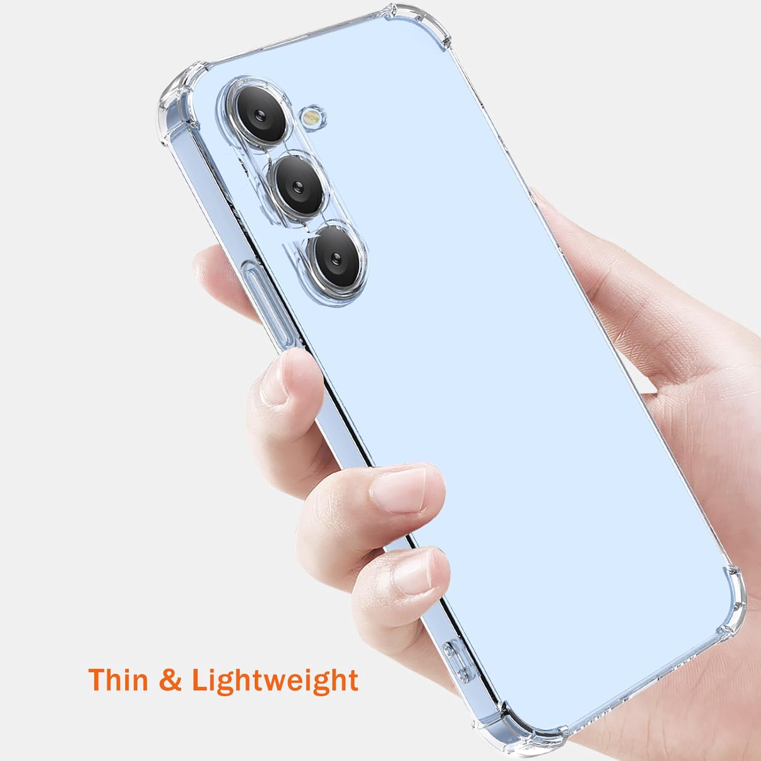 Samsung Galaxy A26 5G Shockproof Soft TPU Case Transparent