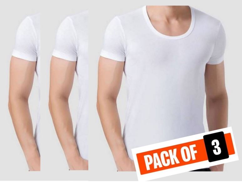 BANYAN FOR MEN HALF SLEEVES PACK OF 3