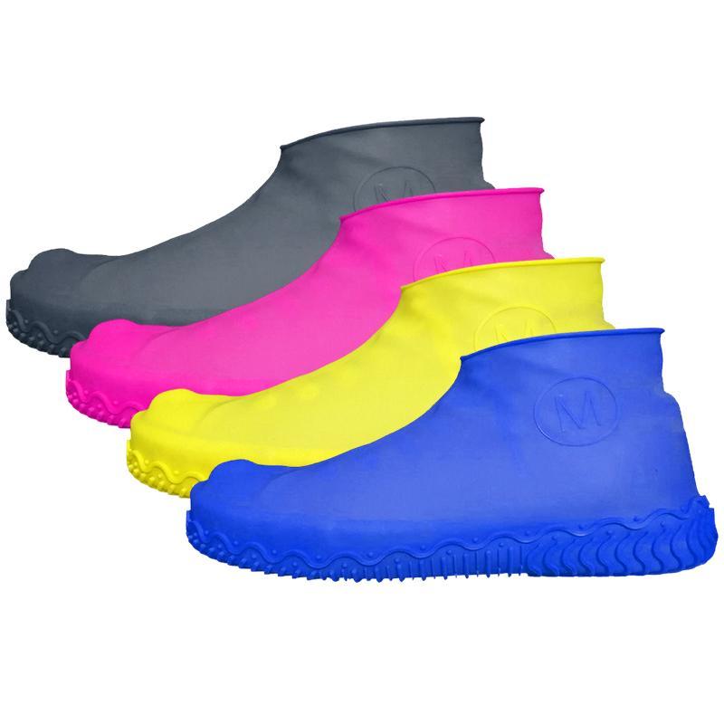 Silicone Waterproof Non-Slip Reusable Rain Shoe Covers – Durable & Protective