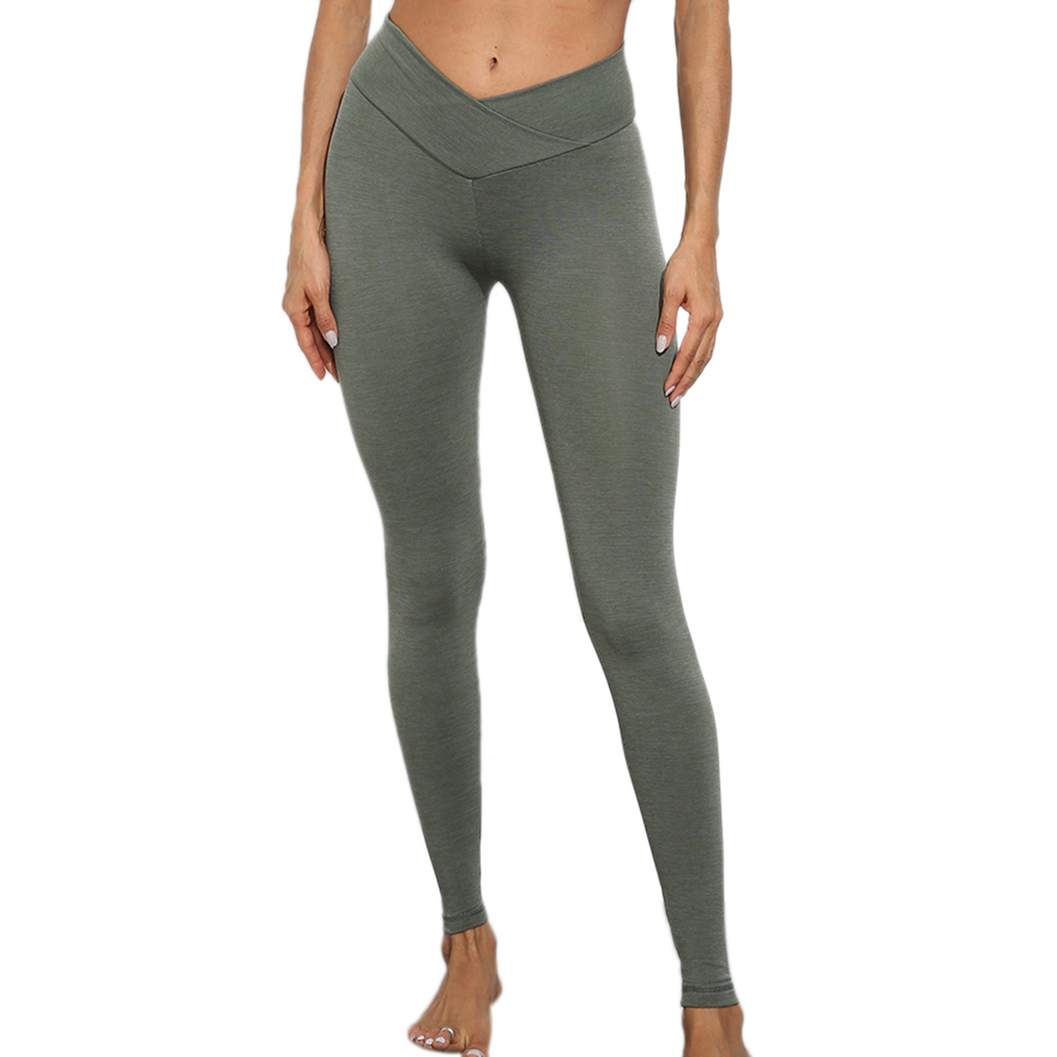 army green yoga pants