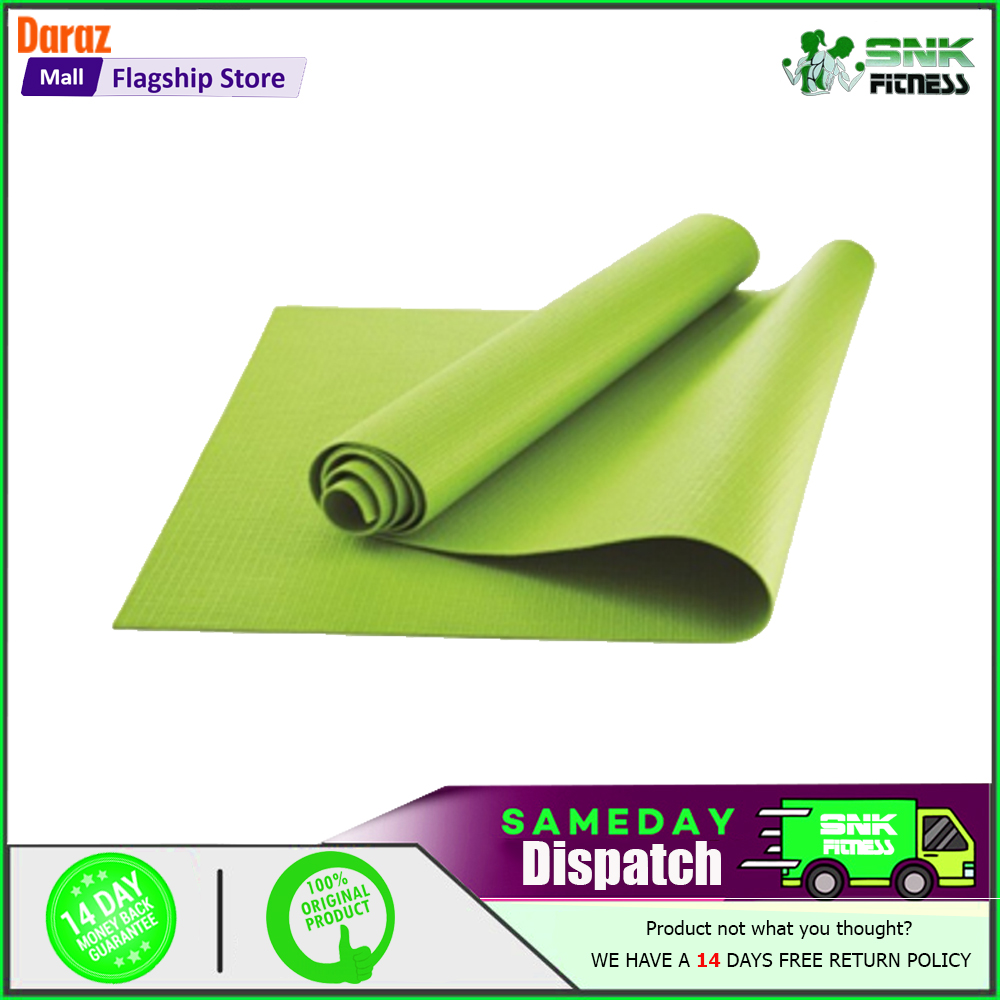 4mm, 6mm Yoga Mat Anti Slip Sports Fitness Mat Thick Comfort Foam Yoga Matt for Exercise, Yoga Mat (SNK FITNESS)