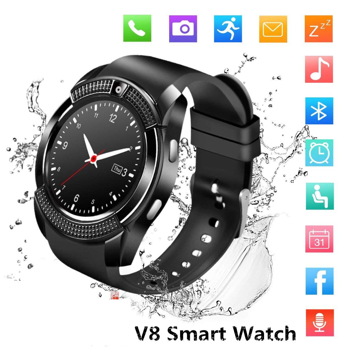 v8 round smartwatch