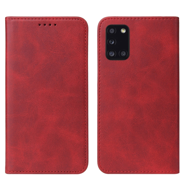 Cover Portafoglio In Pelle Per ZTE Blade A31 – Custodia A Libro Con Silicone Bumper, Porta Carte, Cavalletto E Chiusura Magnetica – Rosso - 3