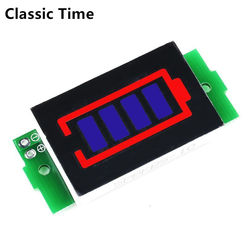 1/2/3/4/5/6/7/8S Lithium Battery Capacity Indicator Module Blue Green Display Electric Vehicle