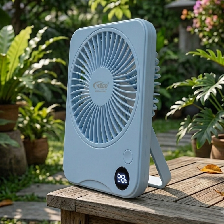 Premium Portable Hand Fan Collection - Rechargeable USB Desktop & Handheld Mini Fans for Home Office Travel