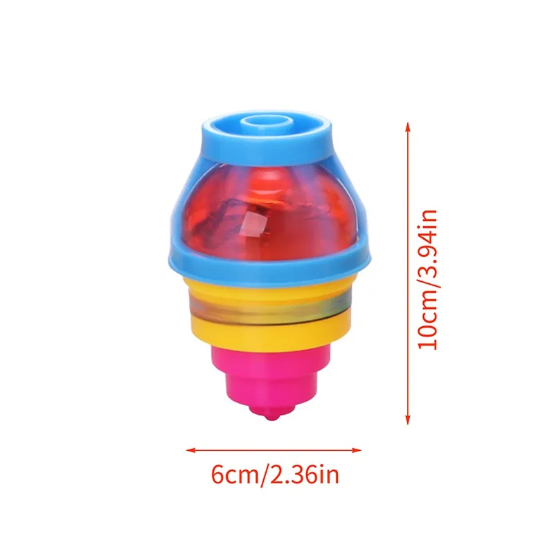 LED Flashing Spinning Top 2023 Hot Light Up Gyroscope Spinner Tops Flash Peg-Top Spinner For Children Classic Kids Toys Luminous
