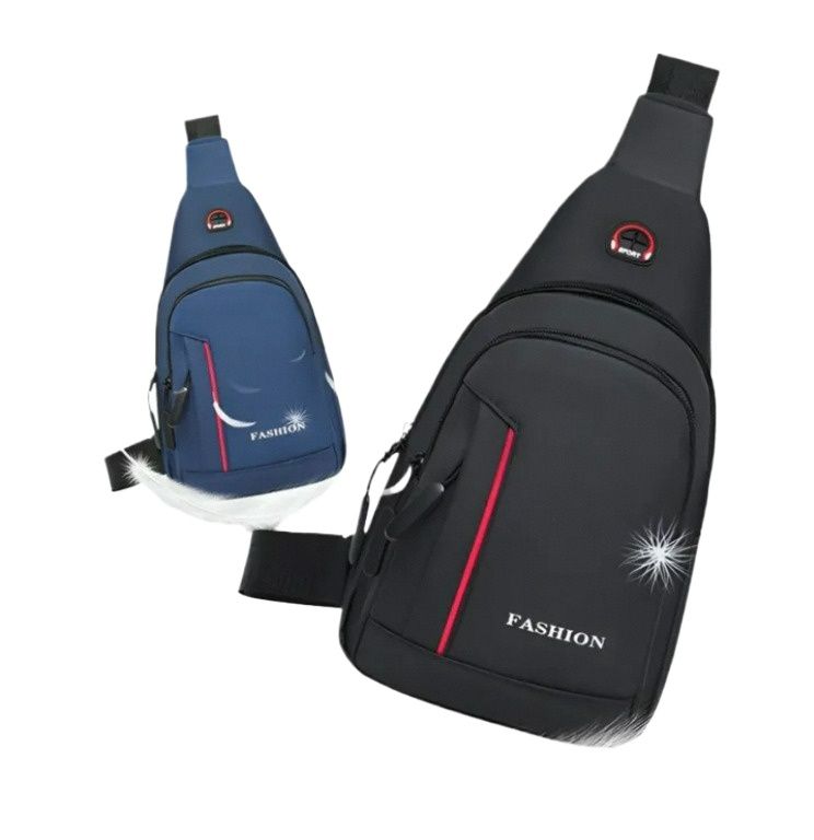 Fashion Men Small Chest Bag | Phone Pocket Crossbody Shoulder Bag | Outdoor Neck Side Fanny Pack | Male Handbag & Gym Bag