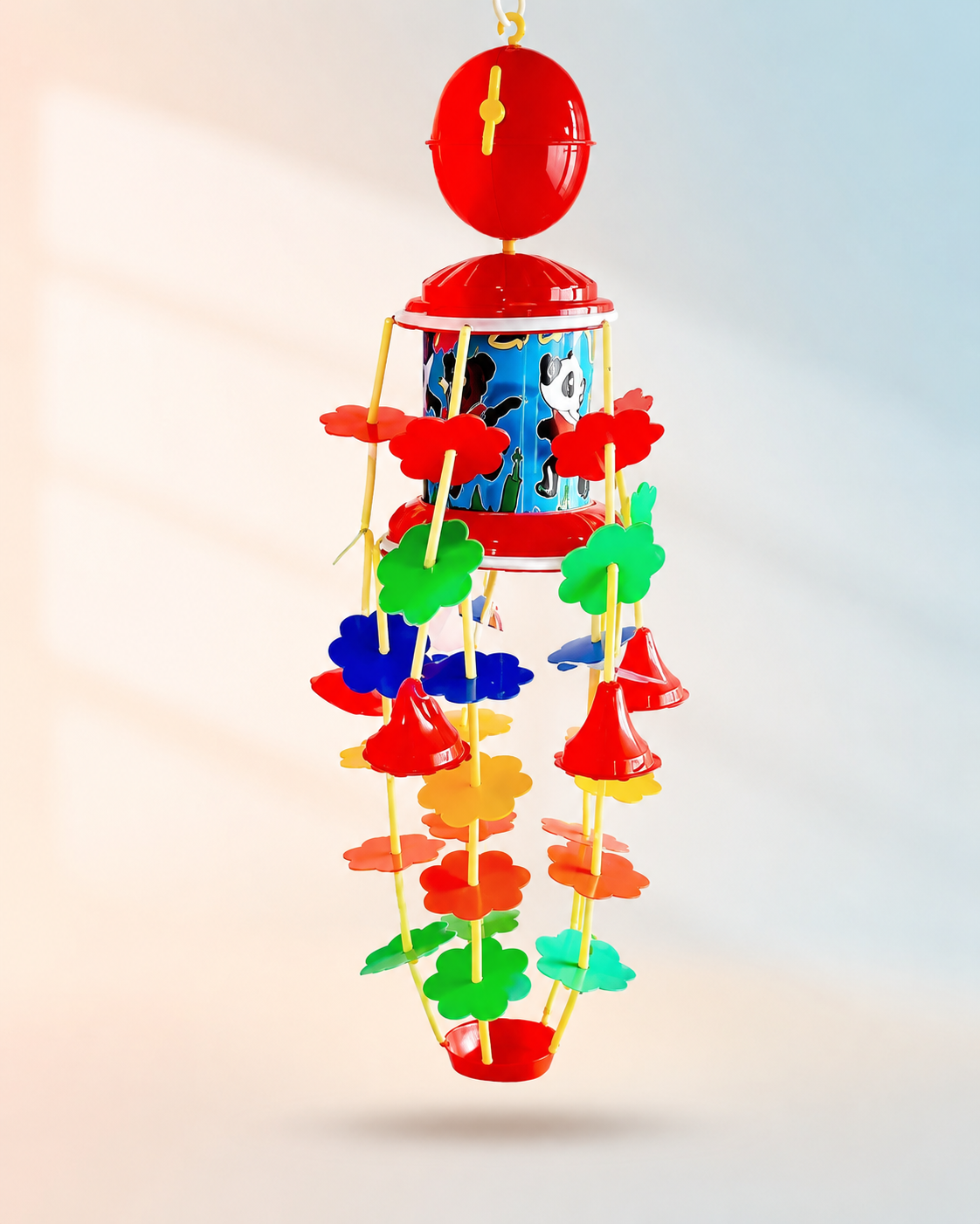 Baby Hanging Rattle Toy | Colorful Crib Cot Wind Chime Bell Toy