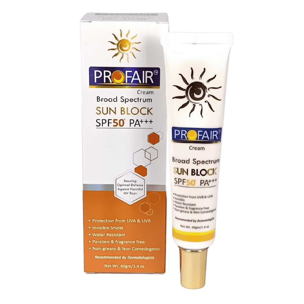 PROFAIR Cream Sunscreen SPF 50 | Sun Care Product | Original
