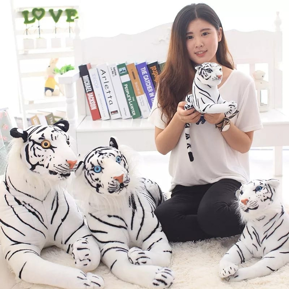 GIANT WHITE TIGER STUFFED TOY BABY LOVELY BIG SIZE TIGER PLUSH DOLL ...