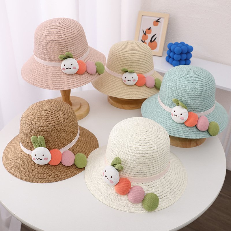 Fashion Children Summer Straw Hat Cute 
