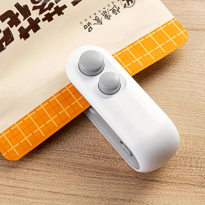 USB Rechargeable Portable Mini Sealing Machine, Handheld Packet Sealer for Food, Snacks, Chips, Fresh Storage, Plastic Bags Sealing Machine