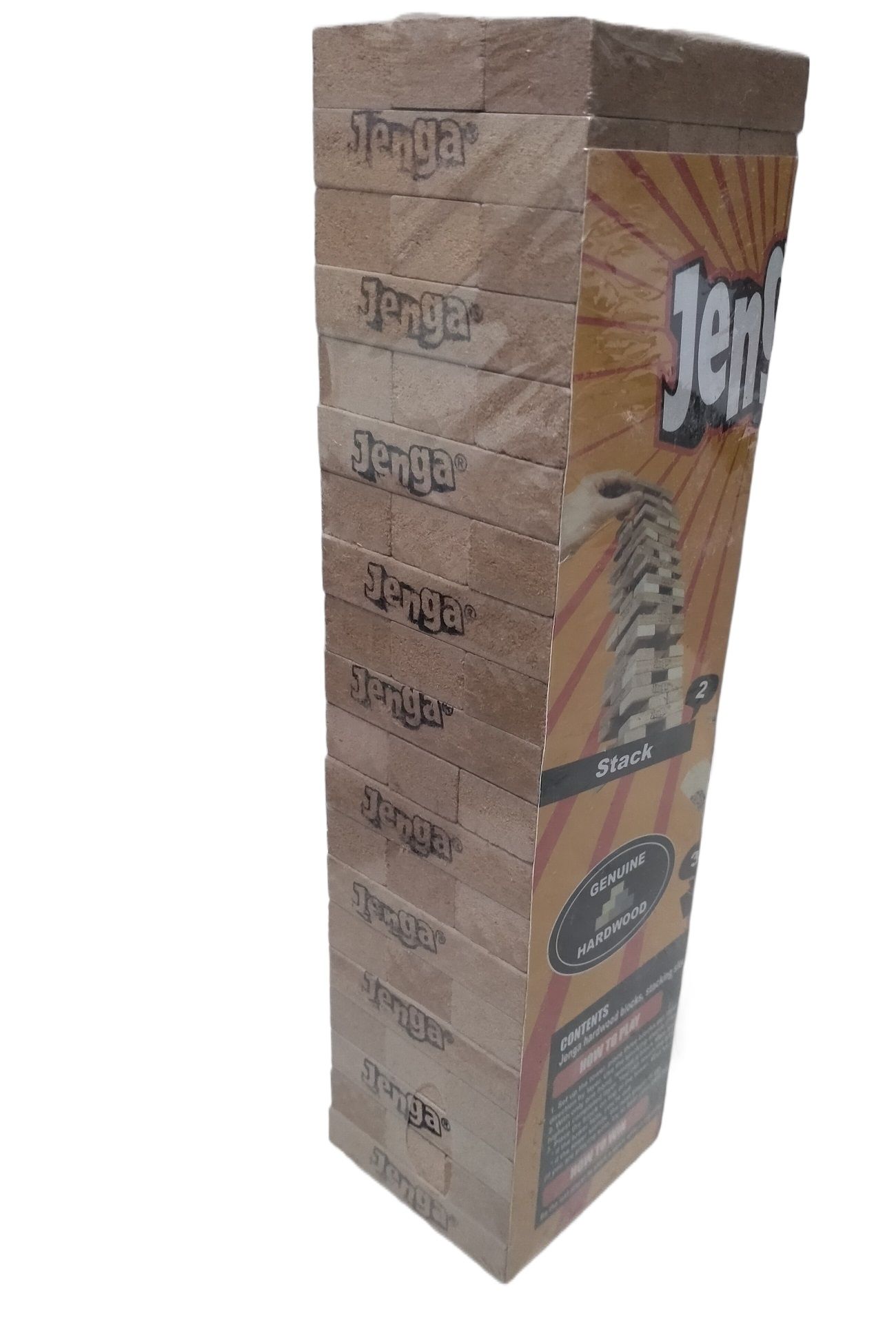 Hasbro Gaming Jenga Tower Wooden Blocks Game BIG 54 Pieces