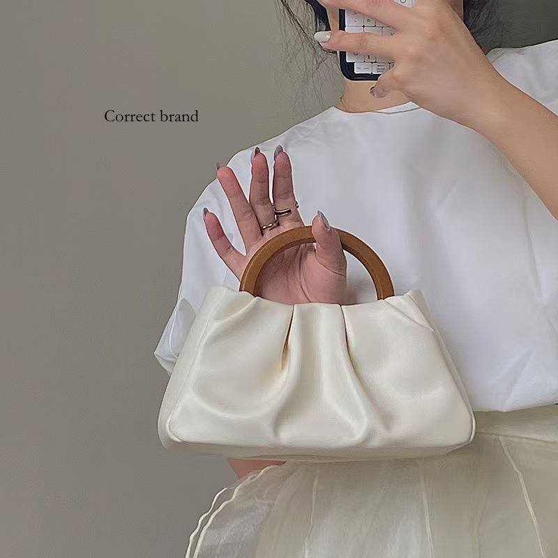 Schicke und elegante Damen-Handtasche im koreanischen Designerstil mit plissiertem Wolkenmuster – trendige Mini-Umhängetasche für Damen_voghion.com
