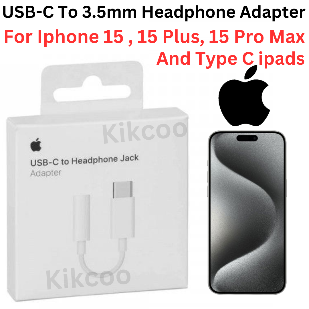 iphone usb headset to phone jack adapter