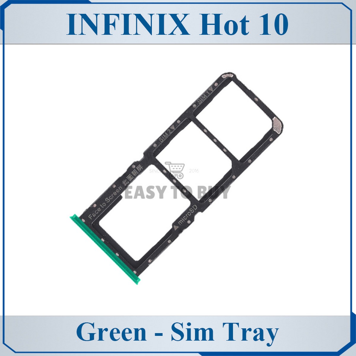 infinix hot 10 sim tray