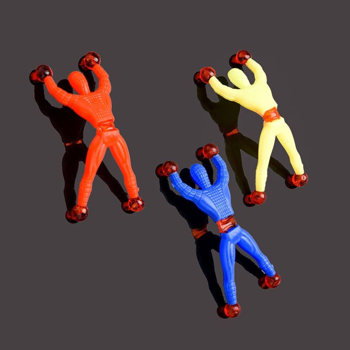 Pack Of Sticky Spider Man Climbing Wall Toy For Kids Wall