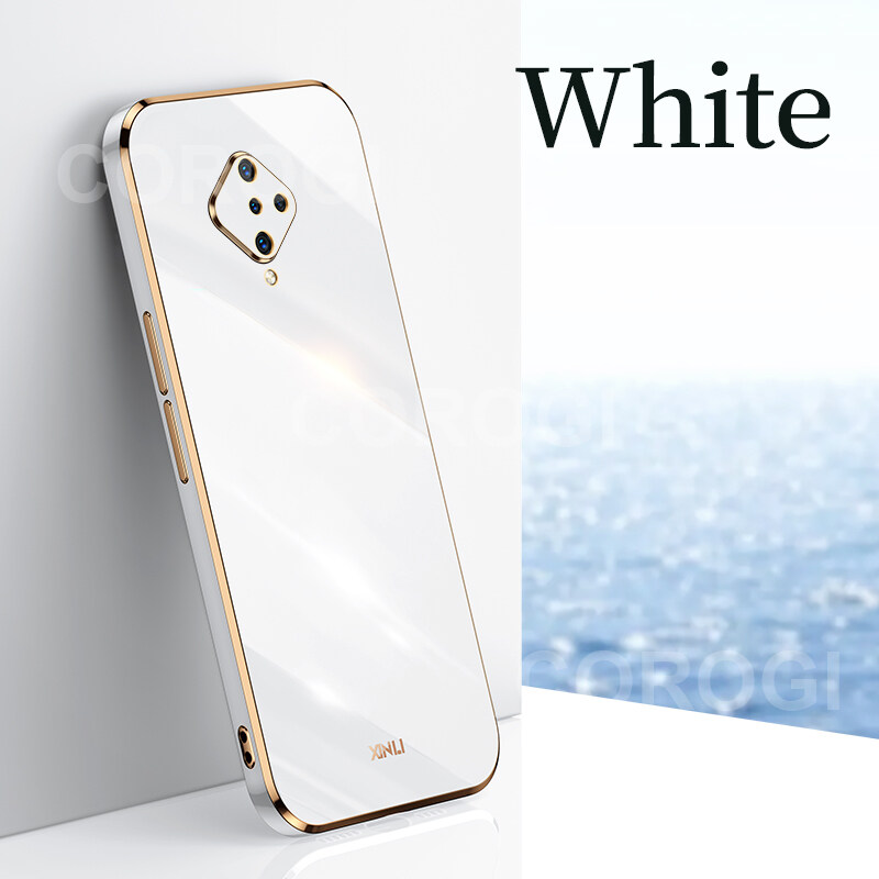 COROGI for Vivo Y51 Vivo S1 Pro Back Cover Luxury Shine Silicone