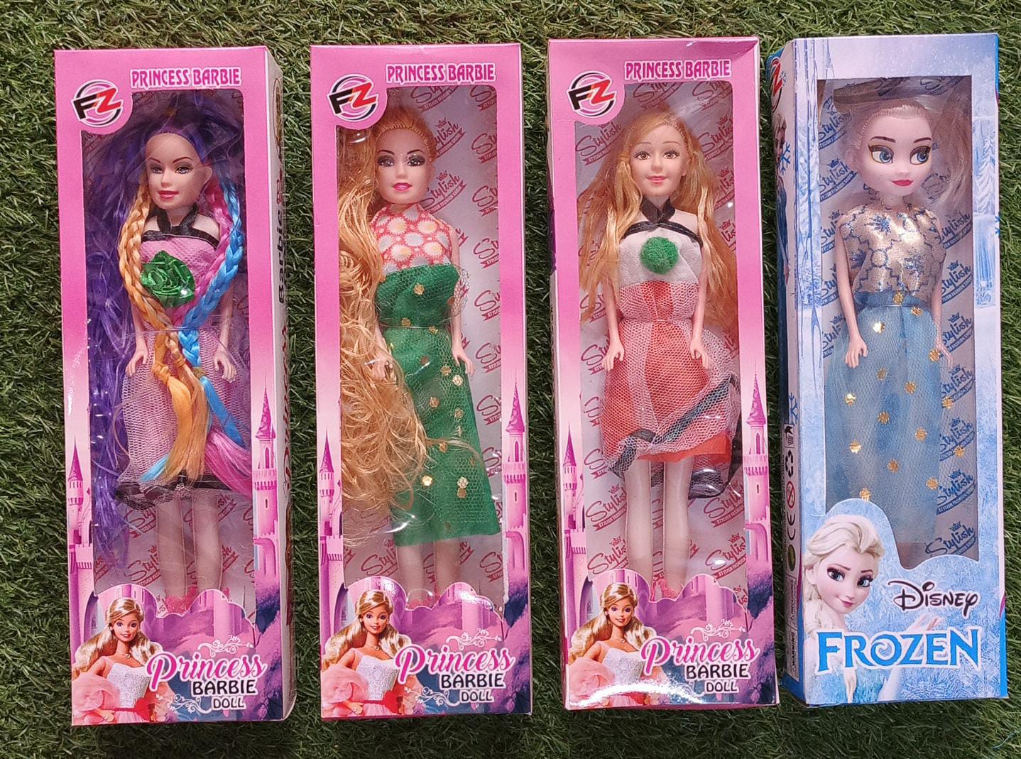 Barbie doll with Movable body and Long Hair toy for kids and Girls Colourful doll (Random Color) with Doll Box Packing