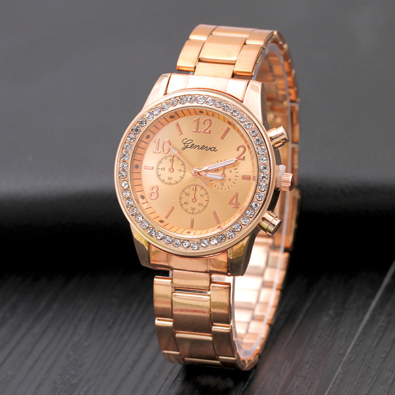 Luxury Women's Wrist Watches / Quartz Stainless Steel Wristwatch