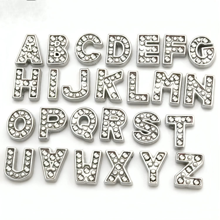 Silver Stainless Steel Alphabet Necklace/Locket/Pendants for Girls, boys, men & Women with Chain - A to Z Your Name Alphabets