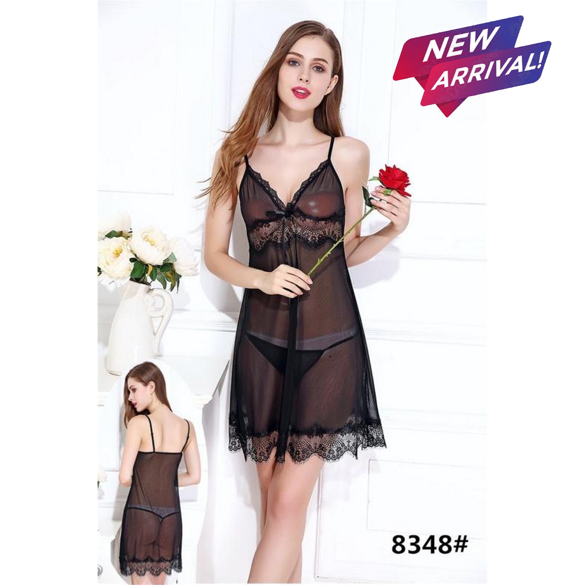 Night Suit for Girls Transparent Dress 