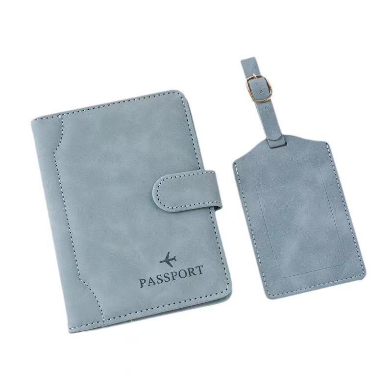 Luxury Passport Cover with RFID Blocking | Soft PU Leather Travel Essentials Organizer