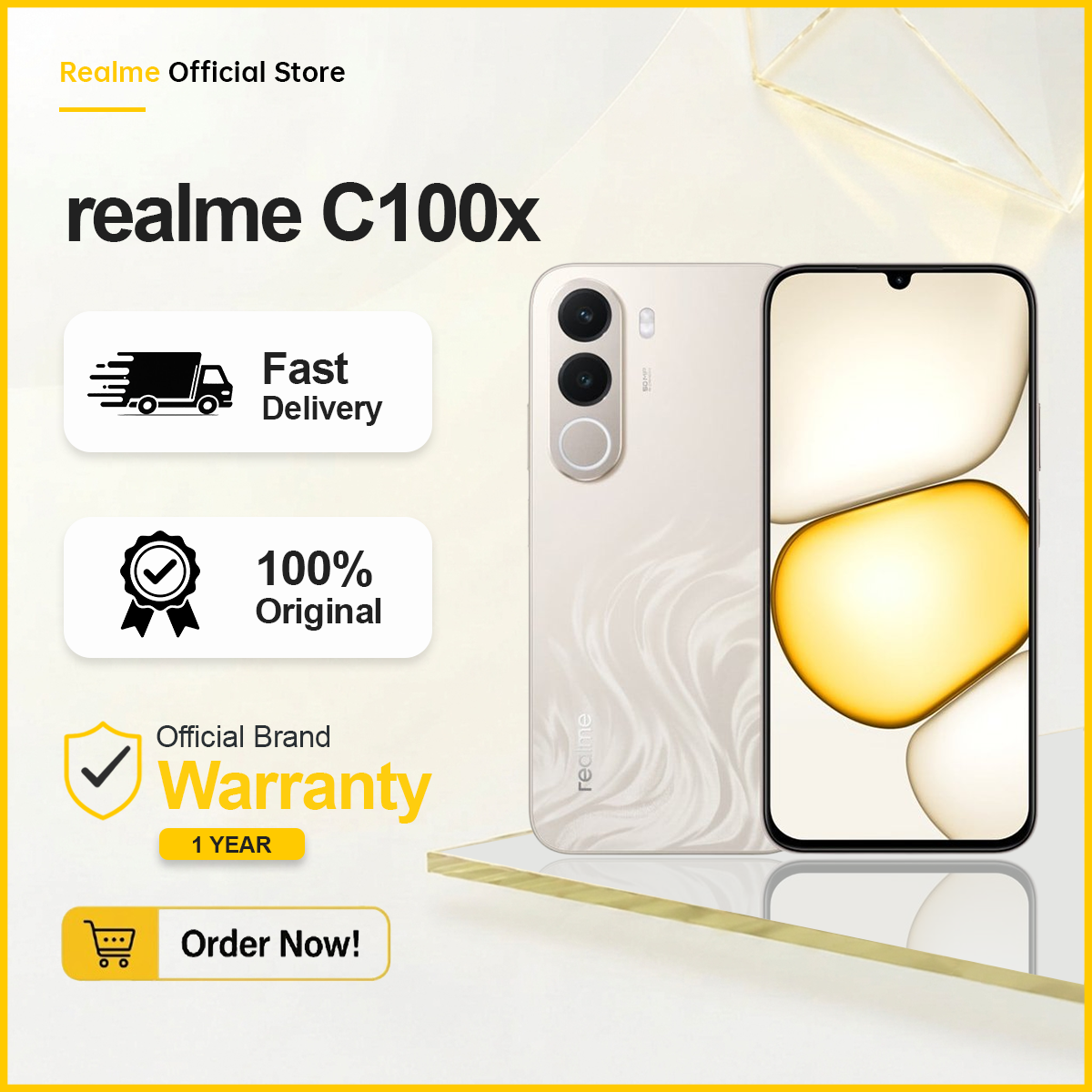 realme C100x 8GB RAM + 128GB ROM