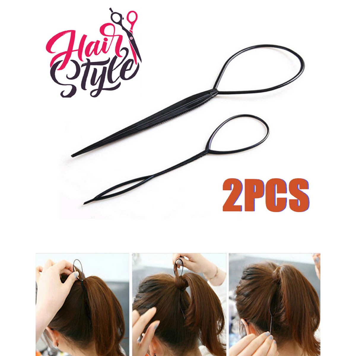 2 Pcs Styling Clip Set for Hair Twist, Braid, Ponytail, Tool Accessories:  Buy Online at Best Prices in Pakistan | Daraz.pk