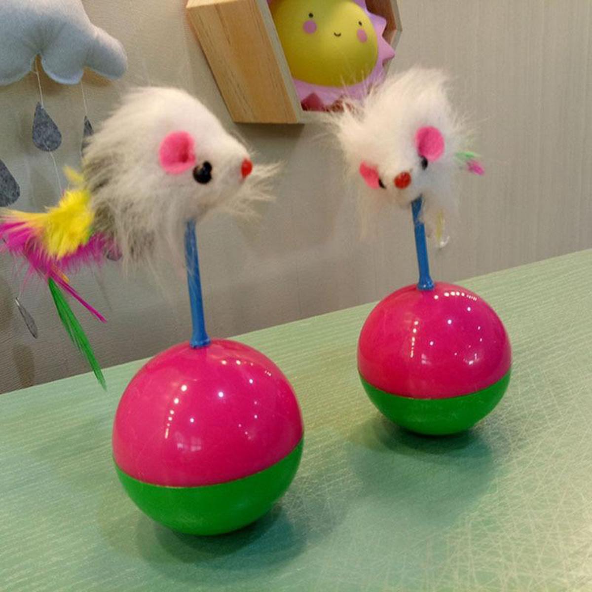 Cat Mouse Rounding Playing Toy