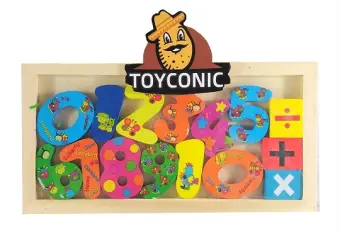 Wooden Number Set Geometrical Sign 0 10 Bright Colour Counting Pictures Printed Buy Online At Best Prices In Pakistan Daraz Pk
