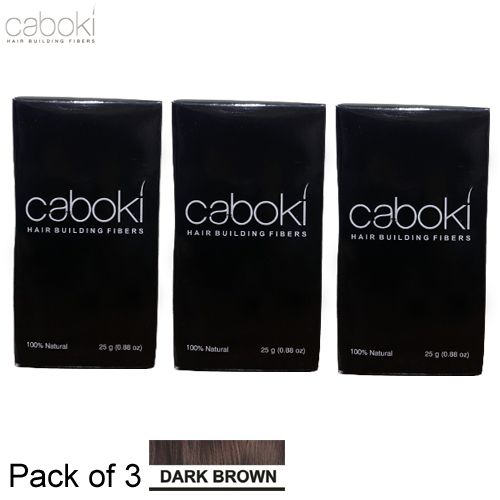 Caboki Hair Fibers 25g Dark Brown Pack Of 3