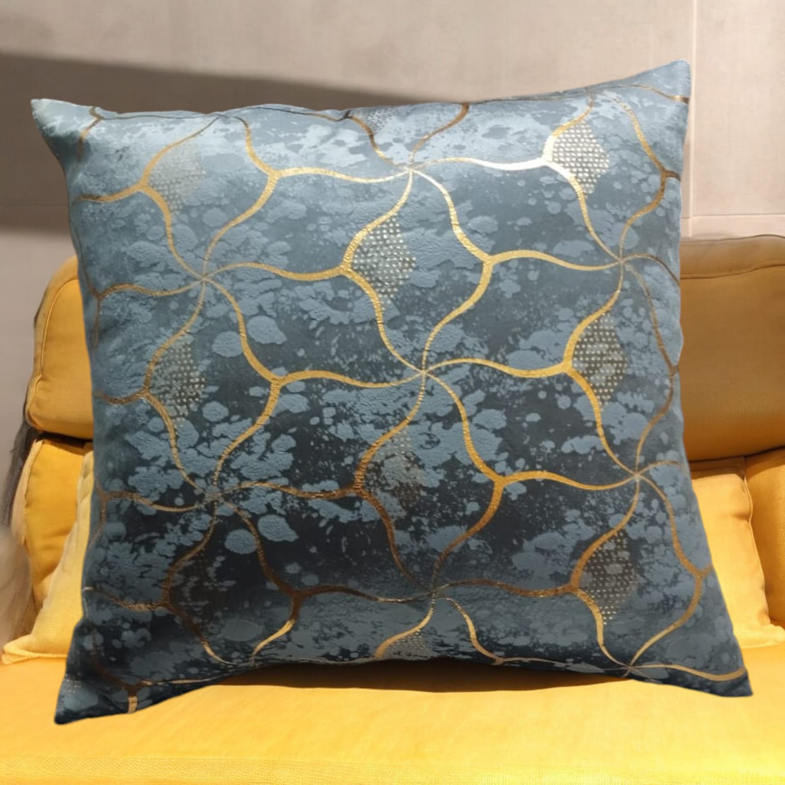 Luxury Texture Plain Velvet Cushion Covers 16"×16" Inches By Ayat Bedding