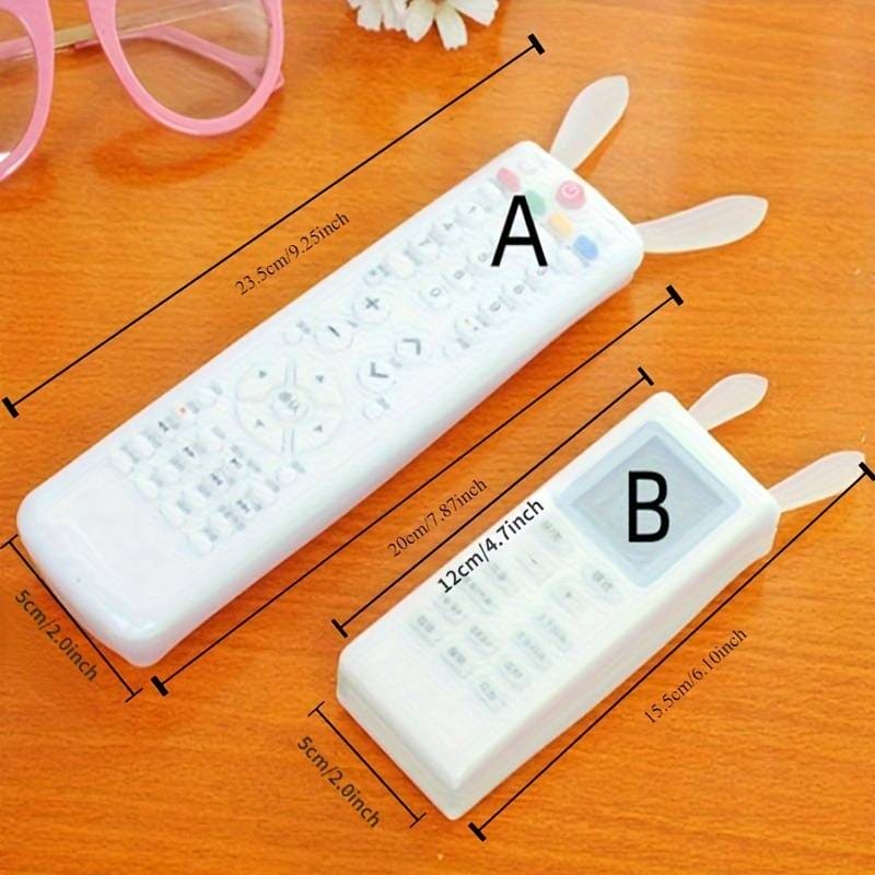 Silicone Rabbit Protector Remote Control Silicone Remote Cover AC Remote Cover TV Remote Cover Rabbit Remote ...