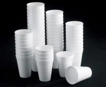 small disposable paper cups