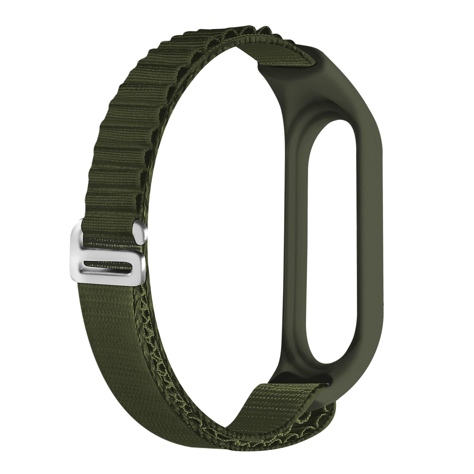 For Xiaomi Mi Band  Mi band 4 , 5 , band 6 , band 7 -Nylon Loop Strap Band  [NOT FIT TO ANY OTHER BAND or Copy Band]
