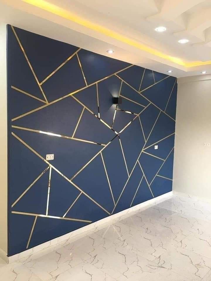 Golden Acrylic Strip Wall Decor – Luxury Modern Wall Art for Home & Office | Elegant Gold Finish Wall Accent | Premium Decorative Panel for Living Room, Bedroom, Hallway | Contemporary Interior Design | Easy to Install & Durable Qualit size 1 Inch x 96 In