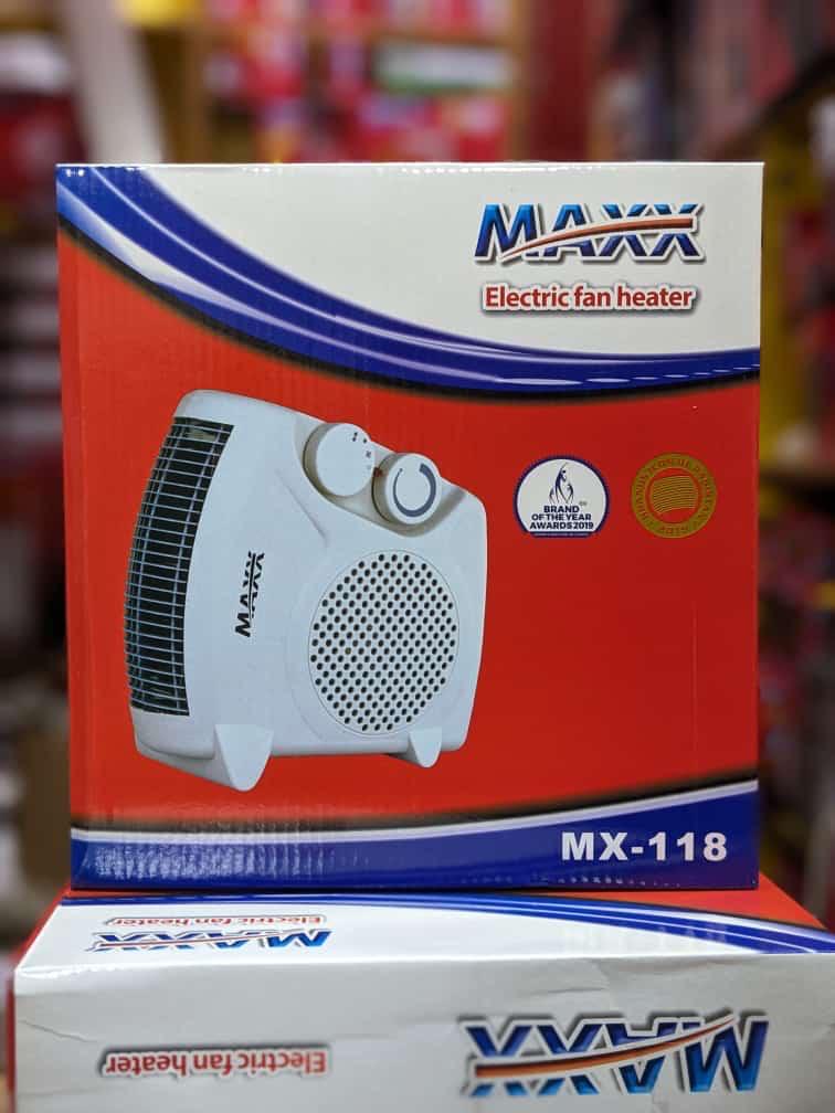 MAXX Electric Fan Heater (MX118) price in Pakistan at Symbios.PK