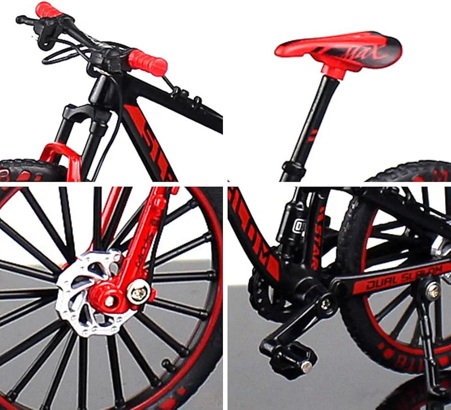 New 1:10 Scale Diecast Sports Bicycle Toy Model - High-Quality Simulation Vehicle for Collectors and Play - Multicolor