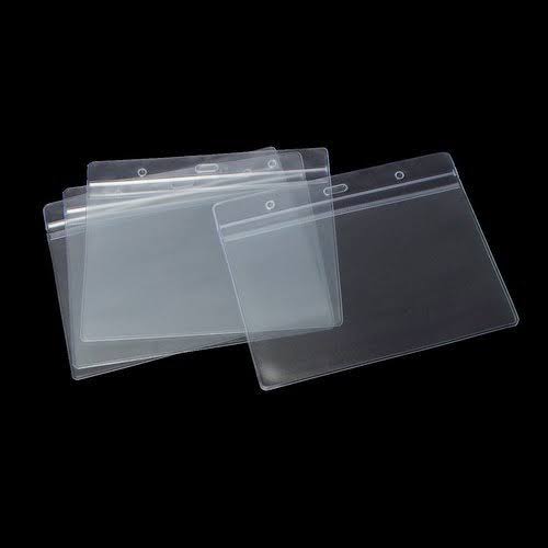 Transparent Clear Material Card  Badge - Landscape and Portrait - Student Card Holder
