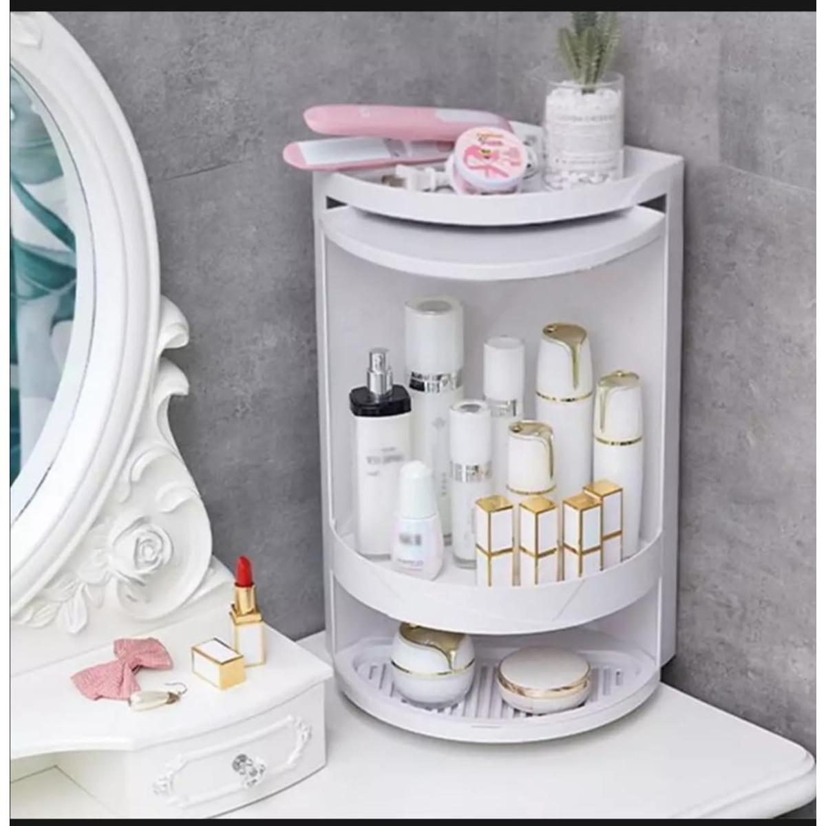 360-Degree Rotating Wall-Mounted Shelf Bathroom Corner, 52% OFF