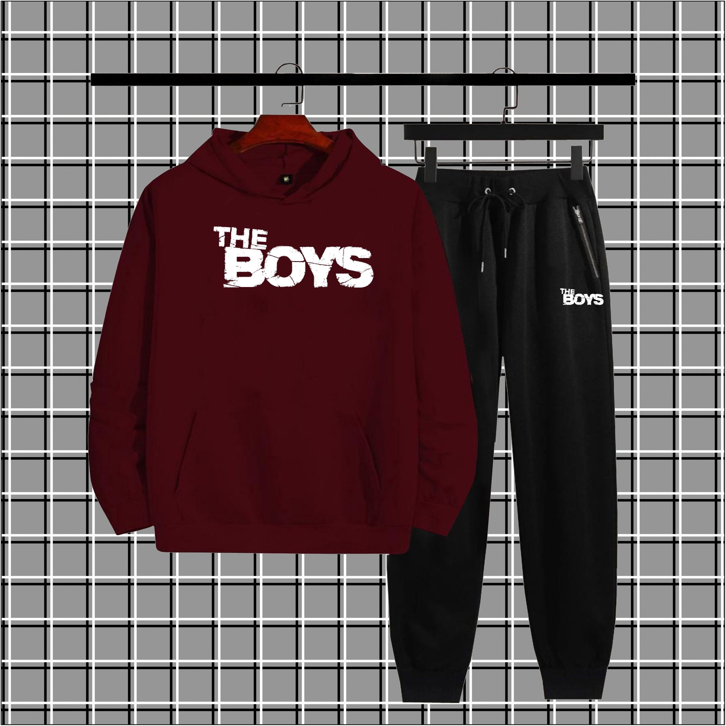Printed winter Hood Tracksuit For Men and Boys