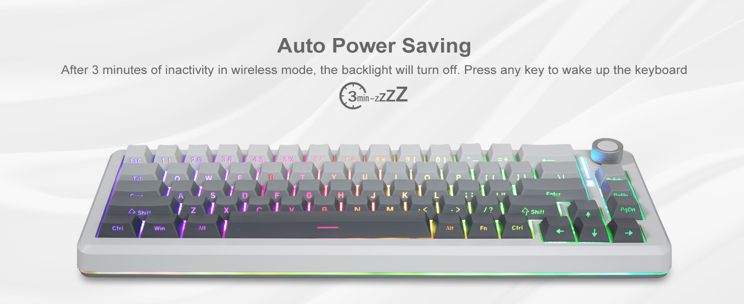 E-YOOSO Z-68 Tri-Mode Wireless 65% Mechanical Gaming Keyboard Gradient Gray RGB 68 Keys Hot Swappable Silver Wood Switches 29 f041551589d36ee2fab968908bc33b2b