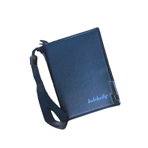 Baellery Short Wallet - Premium High-Quality PU Leather Wallet with Secure Zipper, Compact and Stylish Wallet Design for Men and Women