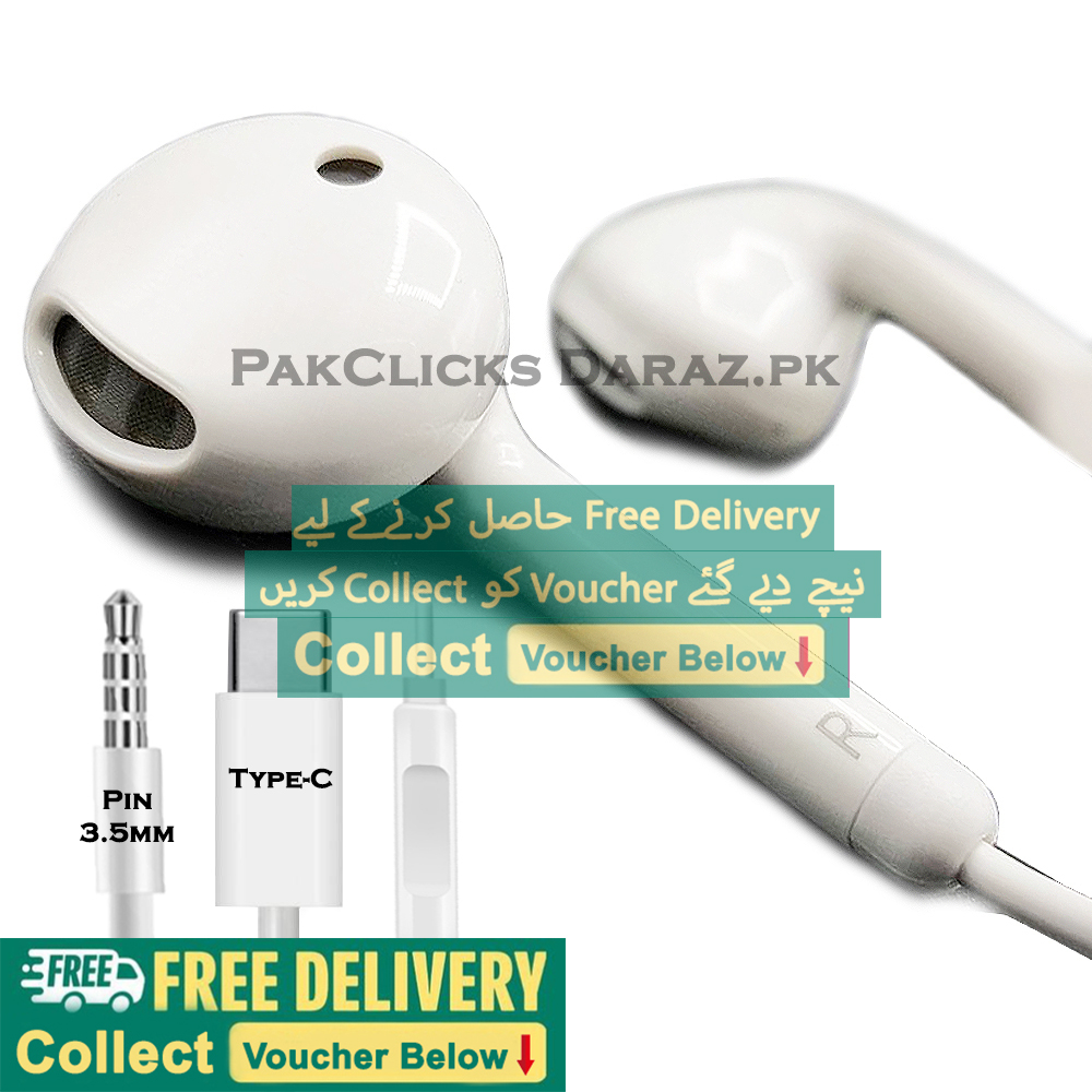 Handsfree - 100% Original Gionee Handsfree (3.5mm Pin & TYPE C) Imported - Earphones - Headphones - Handfree price in Pakistan