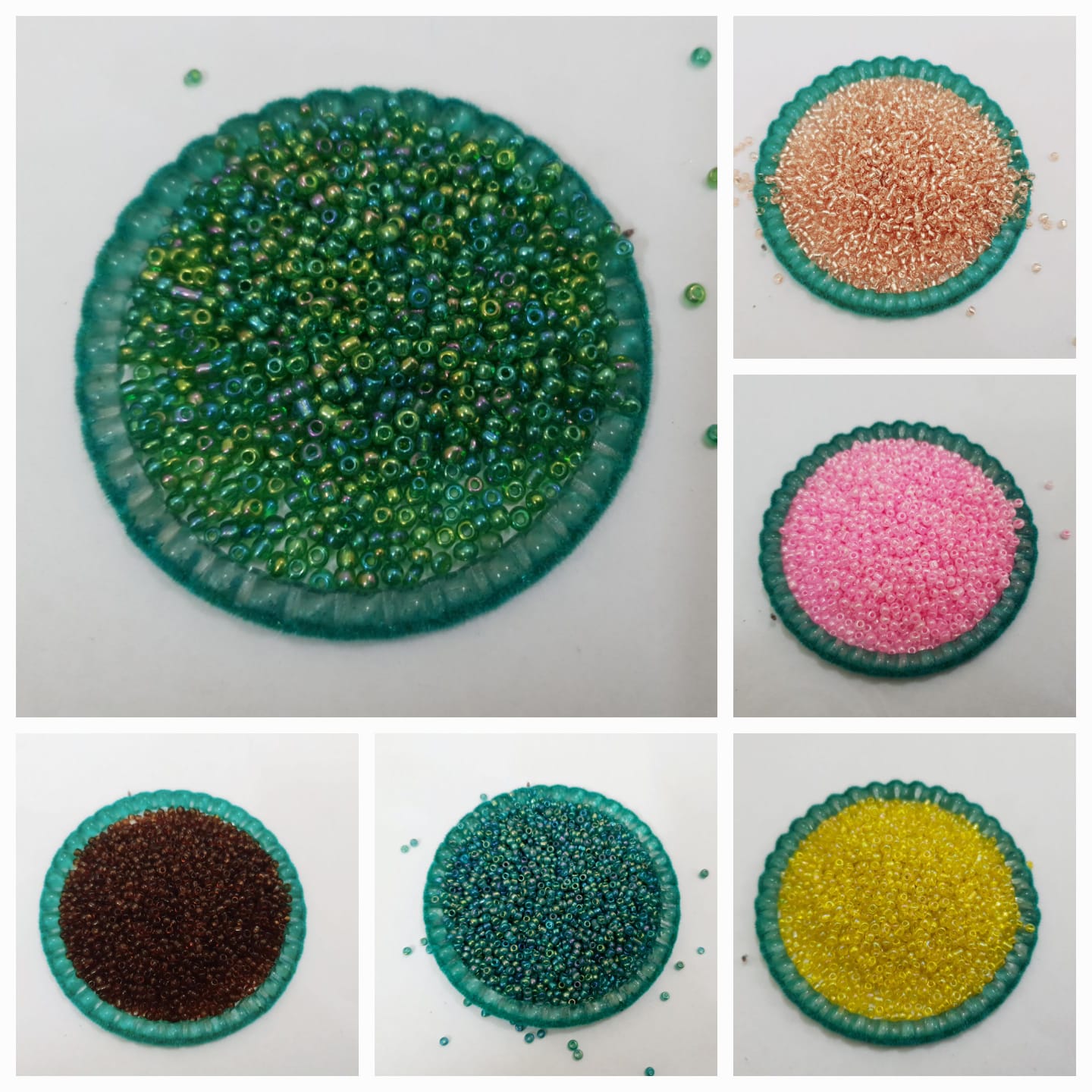 2 Tola Round Beads, Glass Various Colors, Pony Bead Jewelry, DIY Craftsmanship 2mm